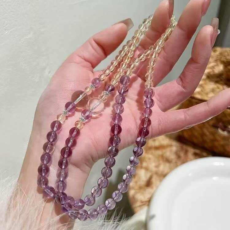 Amethyst & Citrine Duo Bracelet — in the signature gift box