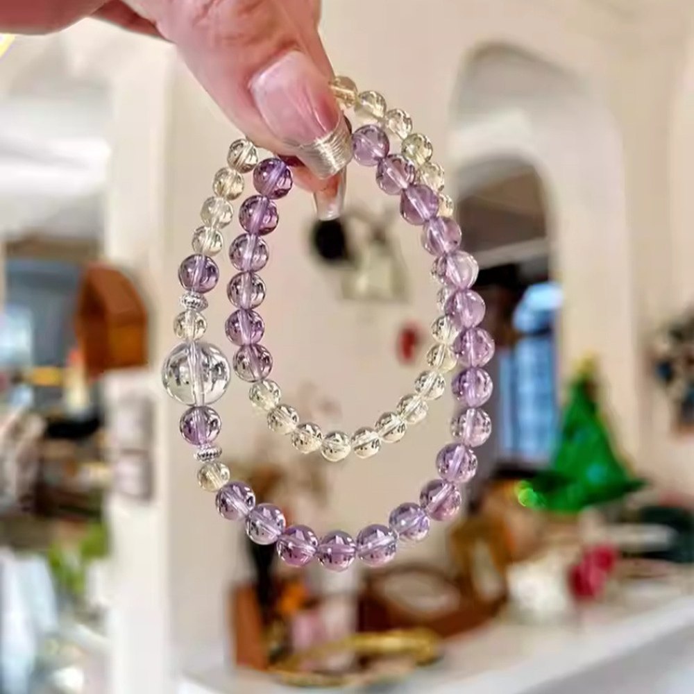 Amethyst & Citrine Duo Bracelet
