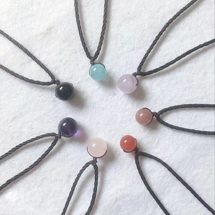 Mini Crystal Cord Necklace